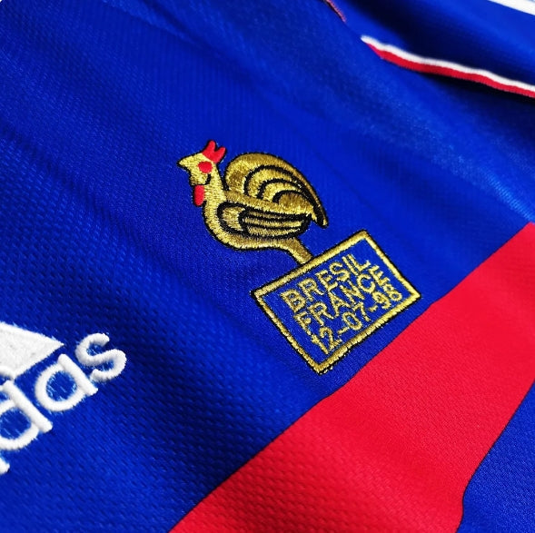 France Retro 1998 World Cup Home Jersey