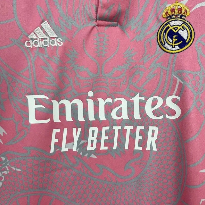 Maillot Real Madrid "Dragon Rose" Édition Limitée Taille Enfant