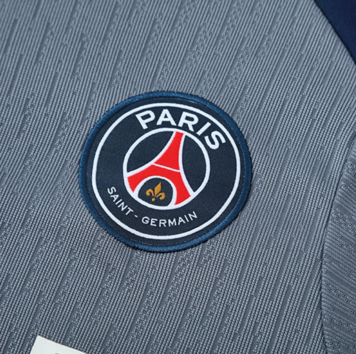 Tuta da ginnastica PSG grigia e blu