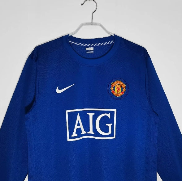 Manchester United Retro 2008-2009 Away Kit Long Sleeve