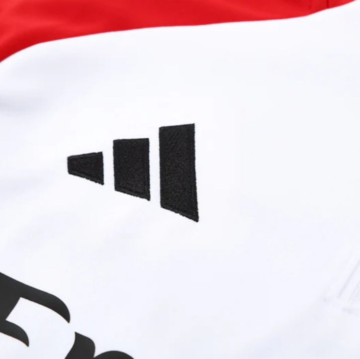 Tuta Arsenal bianca e nera x rossa 2025/2026