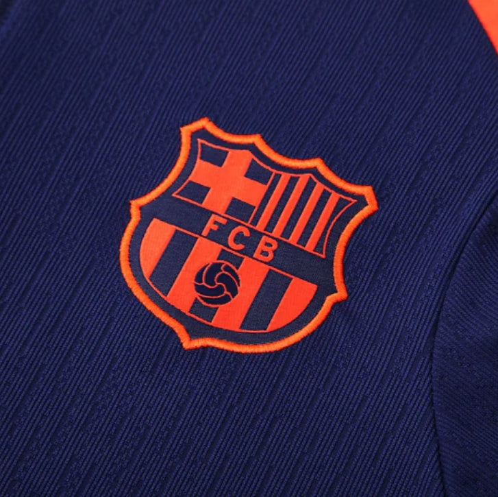 Tuta da ginnastica Barcellona blu e arancione 2025/2026