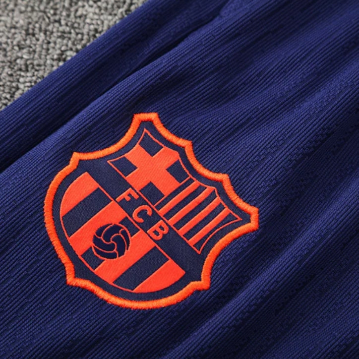 Tuta da ginnastica Barcellona arancione e blu 2025/2026