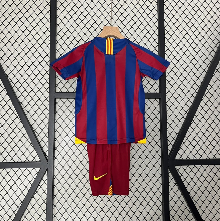 Maillot domicile rétro FC Barcelone 2005/2006, taille enfant