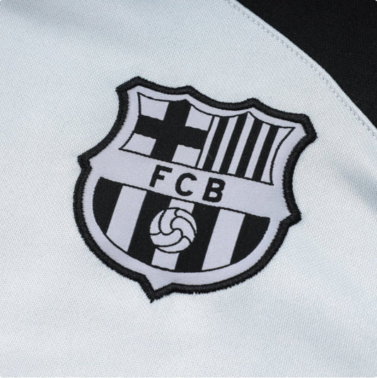 Survêtement Barcelone Blanc et Noir
