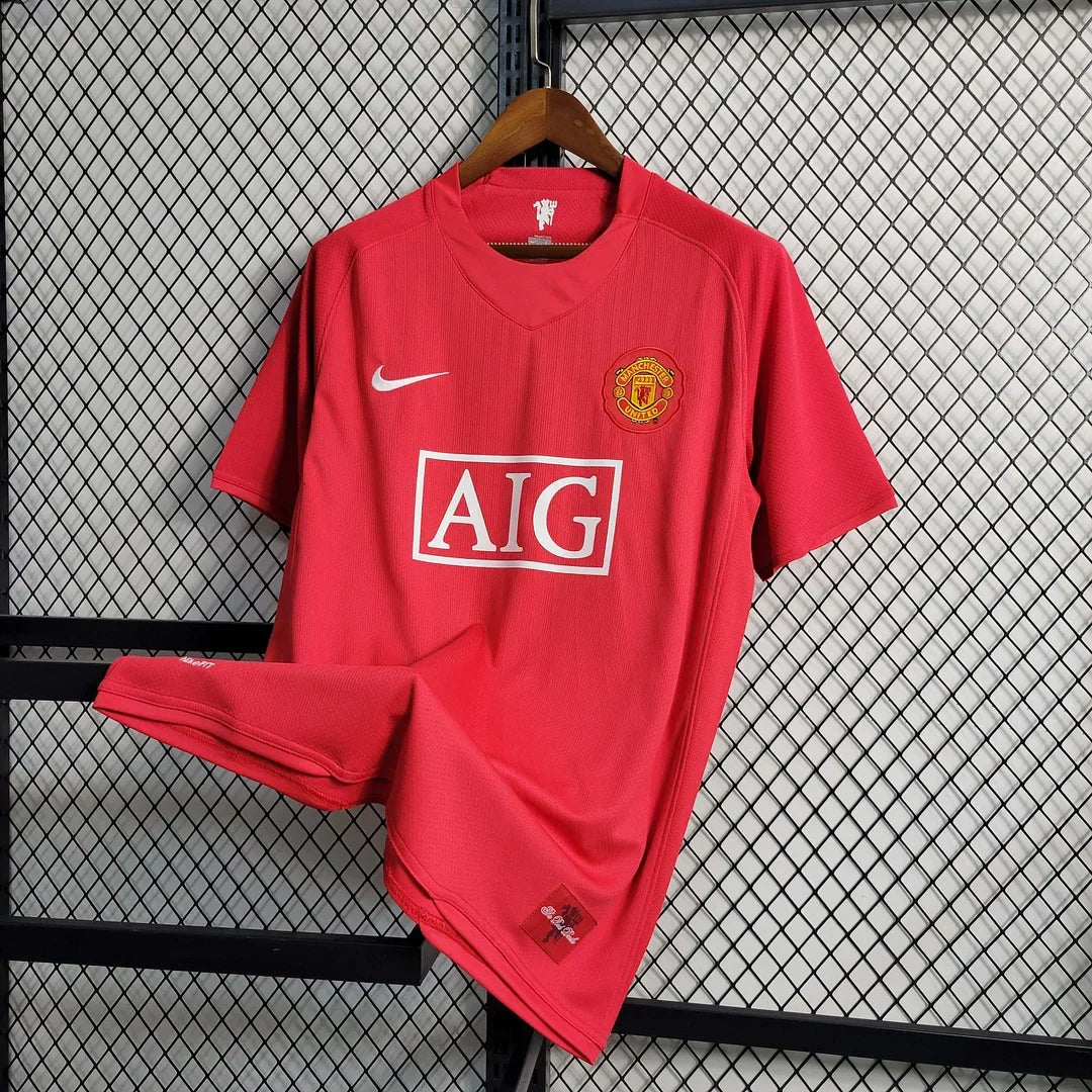 Maillot domicile rétro Manchester United 2007/2008