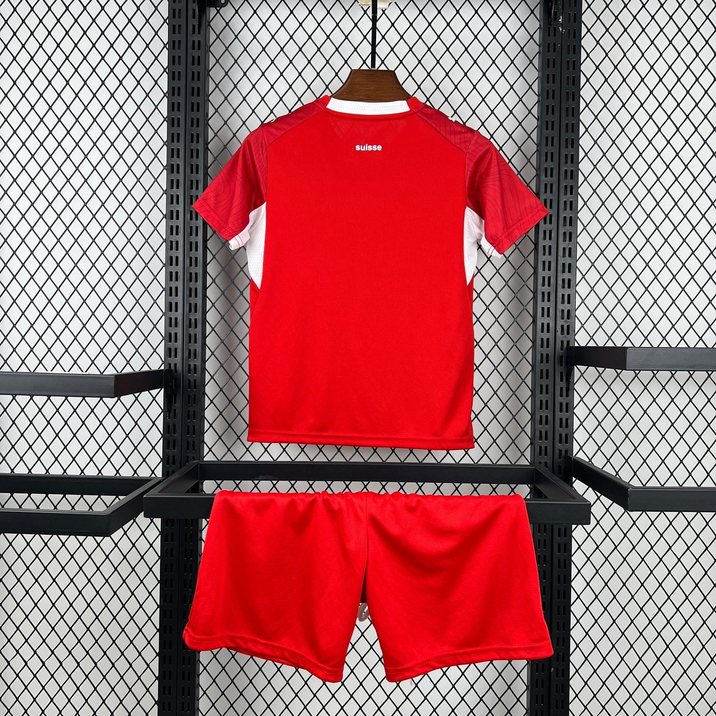 2026 Svizzera Maglia Home Coppa del Mondo Taglia Bambino