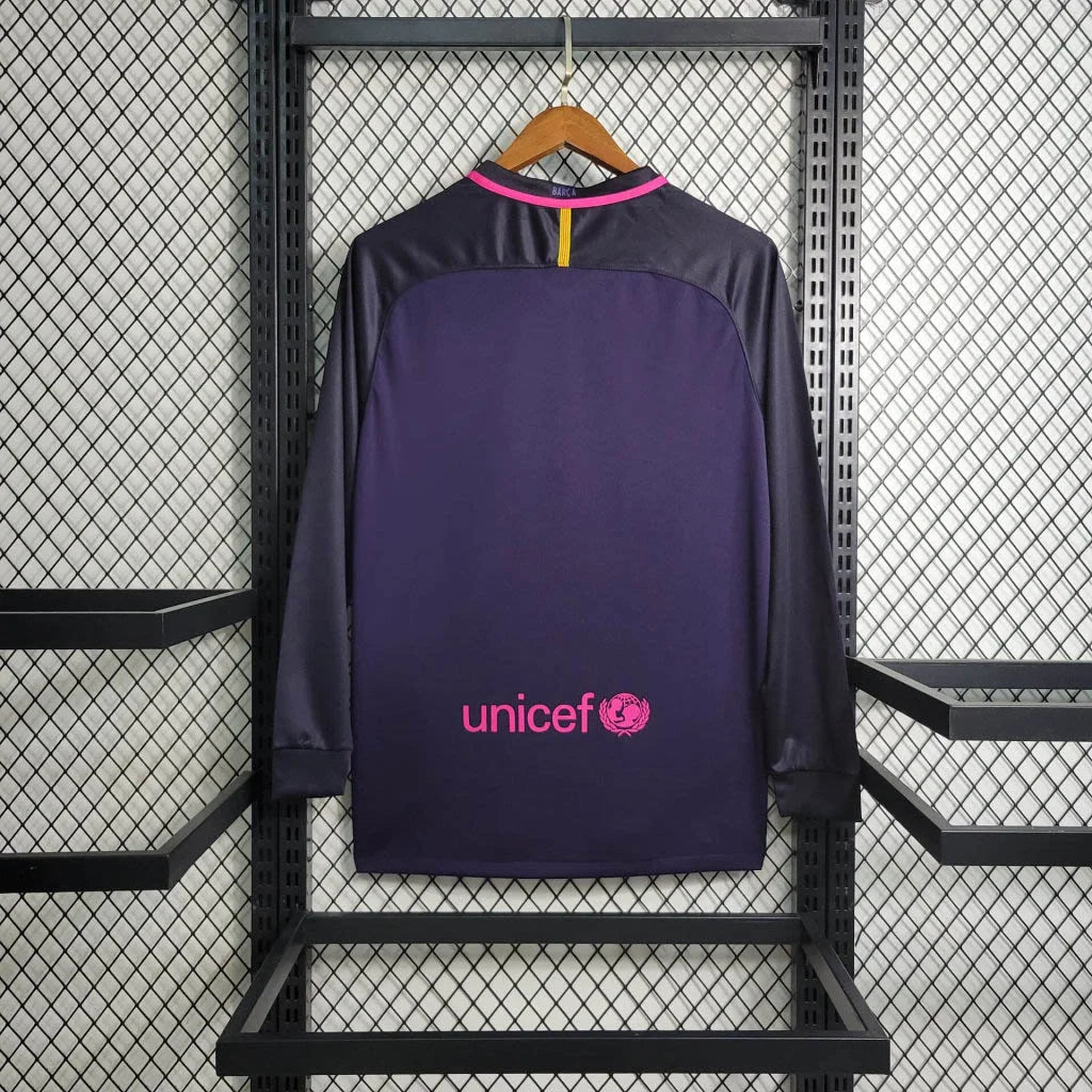 Maillot Rétro Barcelone Extérieur Manches Longues 2016/2017