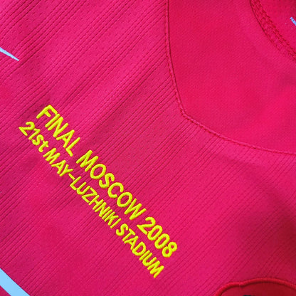 Maillot domicile rétro Manchester United Ligue des Champions 2007/2008