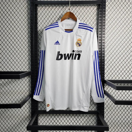 Maillot Domicile Rétro Manches Longues Real Madrid 2010/2011