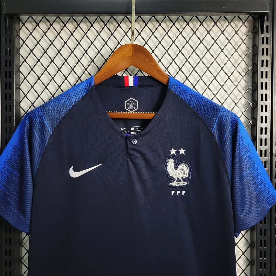 Maglia retrò Francia Home 2018
