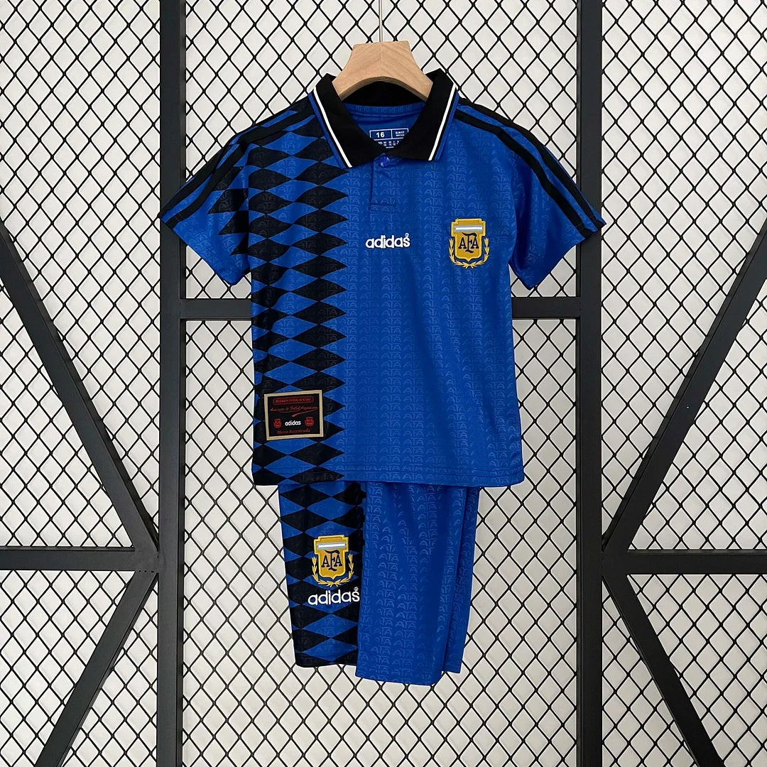 Maglia da trasferta per bambini retrò Argentina 1994