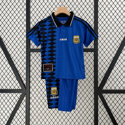 Maglia da trasferta per bambini retrò Argentina 1994
