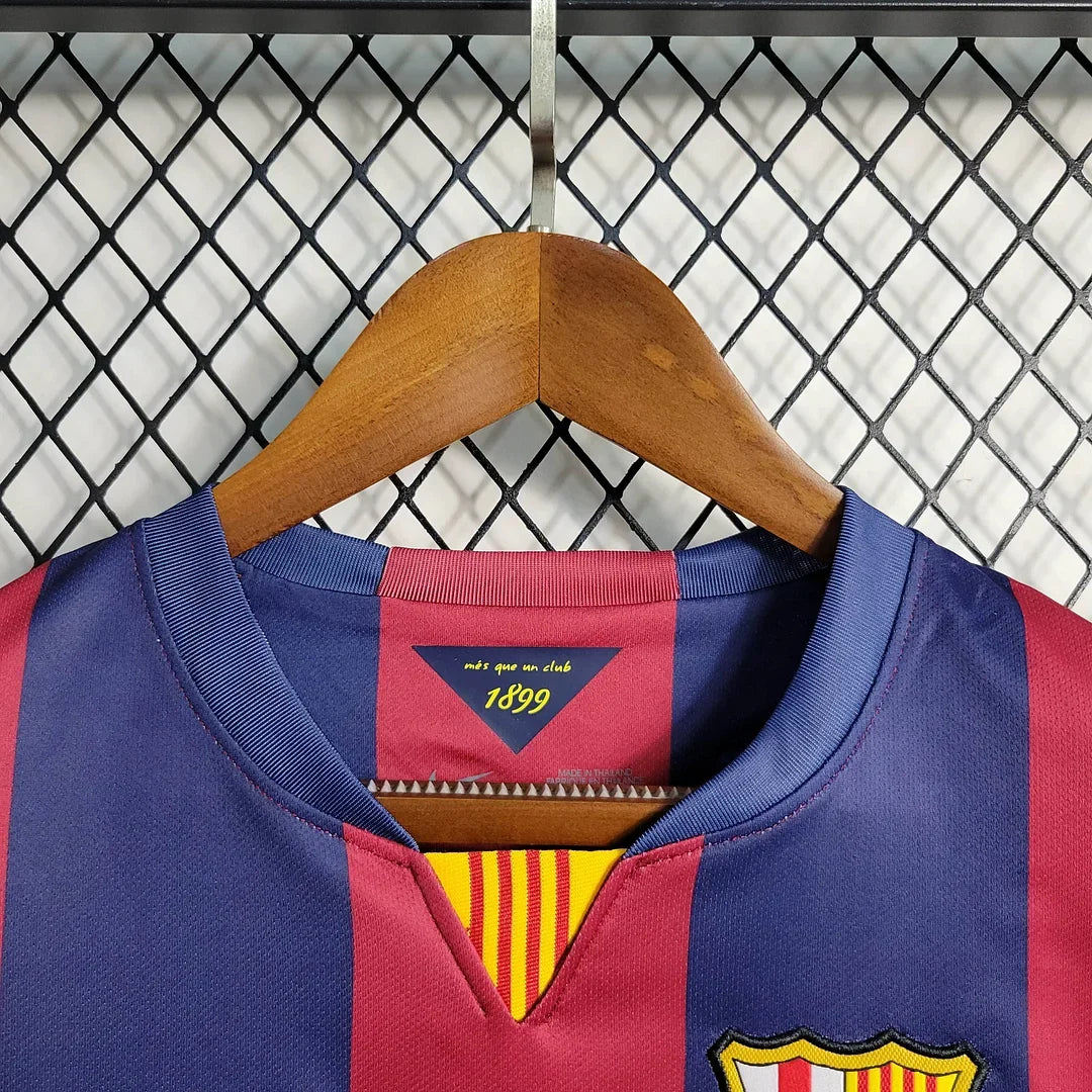 2014-2015 Retro Barcelona Home Jersey