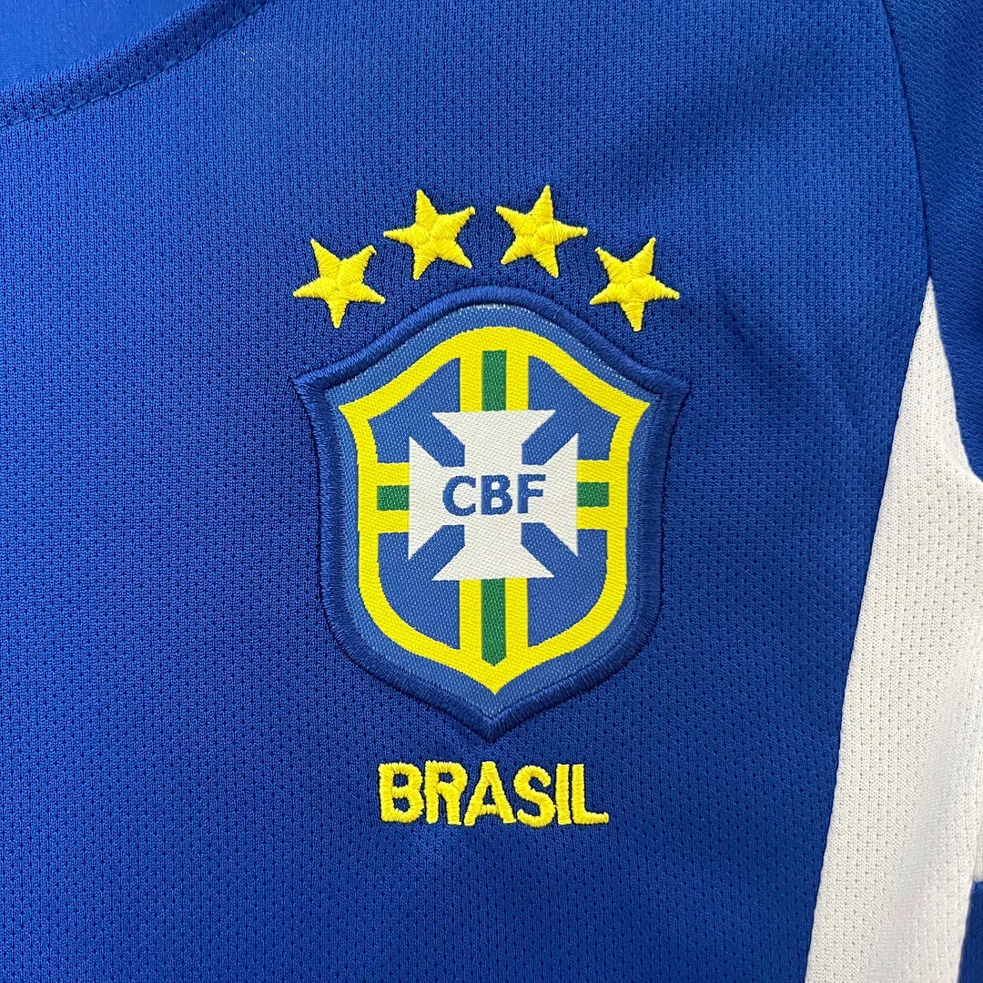 2002 Retro Brazil Away Kids Size