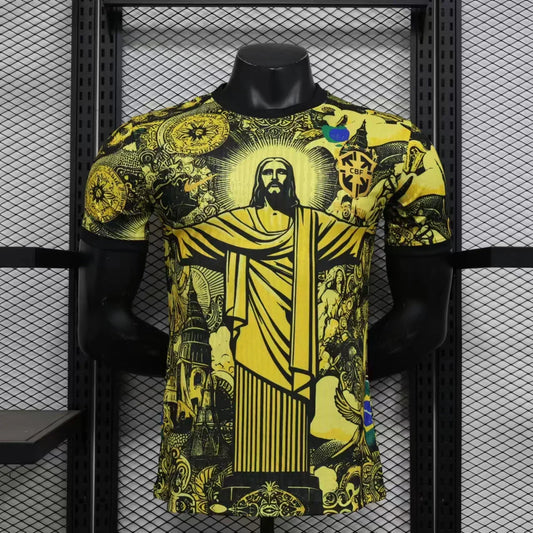 Maglia Gialla Limitata "Jesus" del Brasile