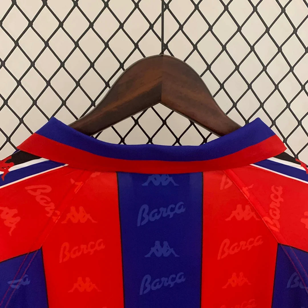 1995-1997 Retro Barcelona Home Jersey Long Sleeve