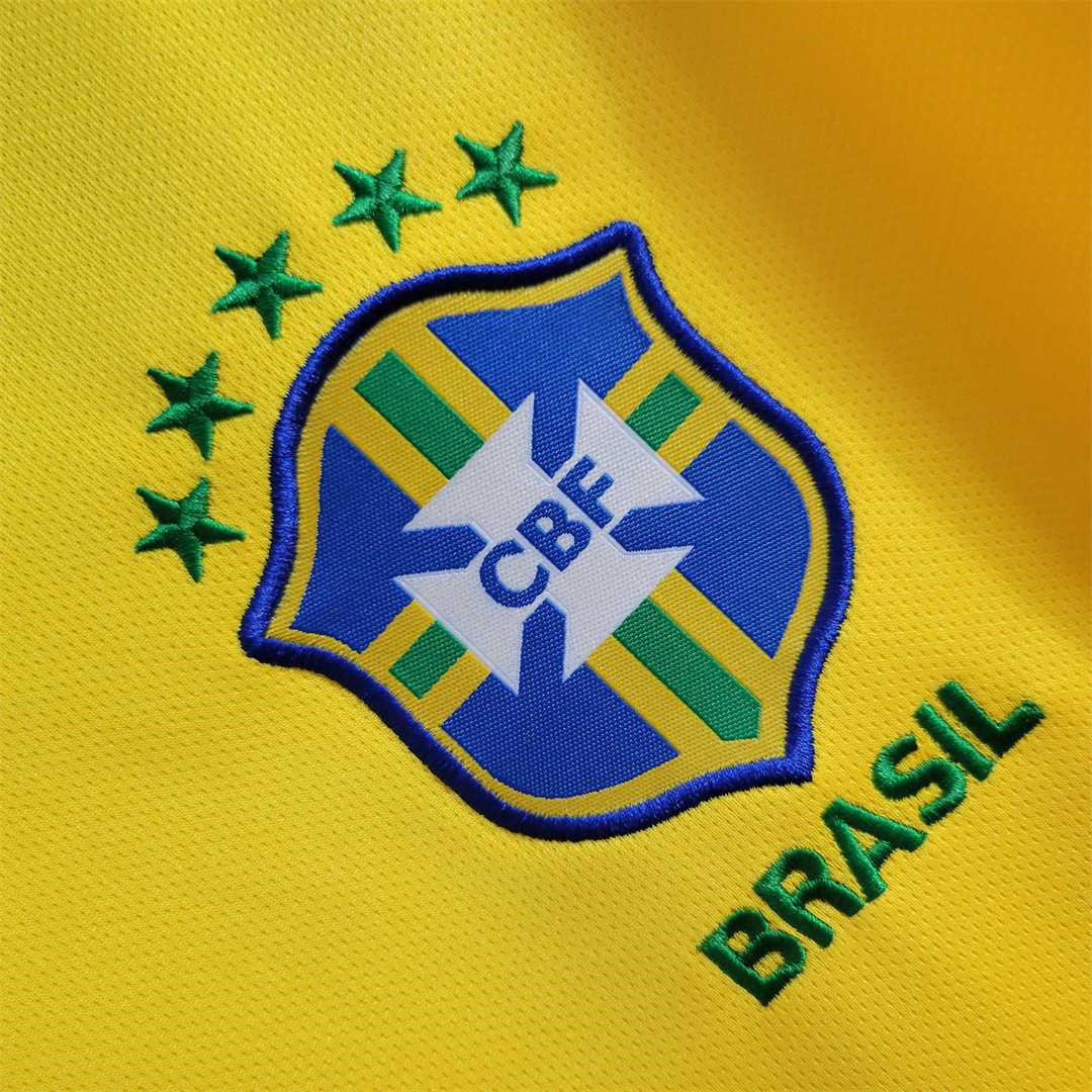 2018 Retro Brazil Home Jersey