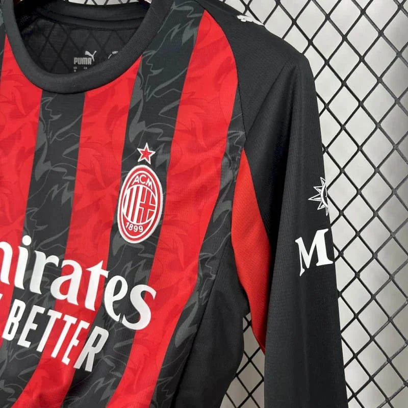Maglia Home Manica Lunga AC Milan 2025/2026