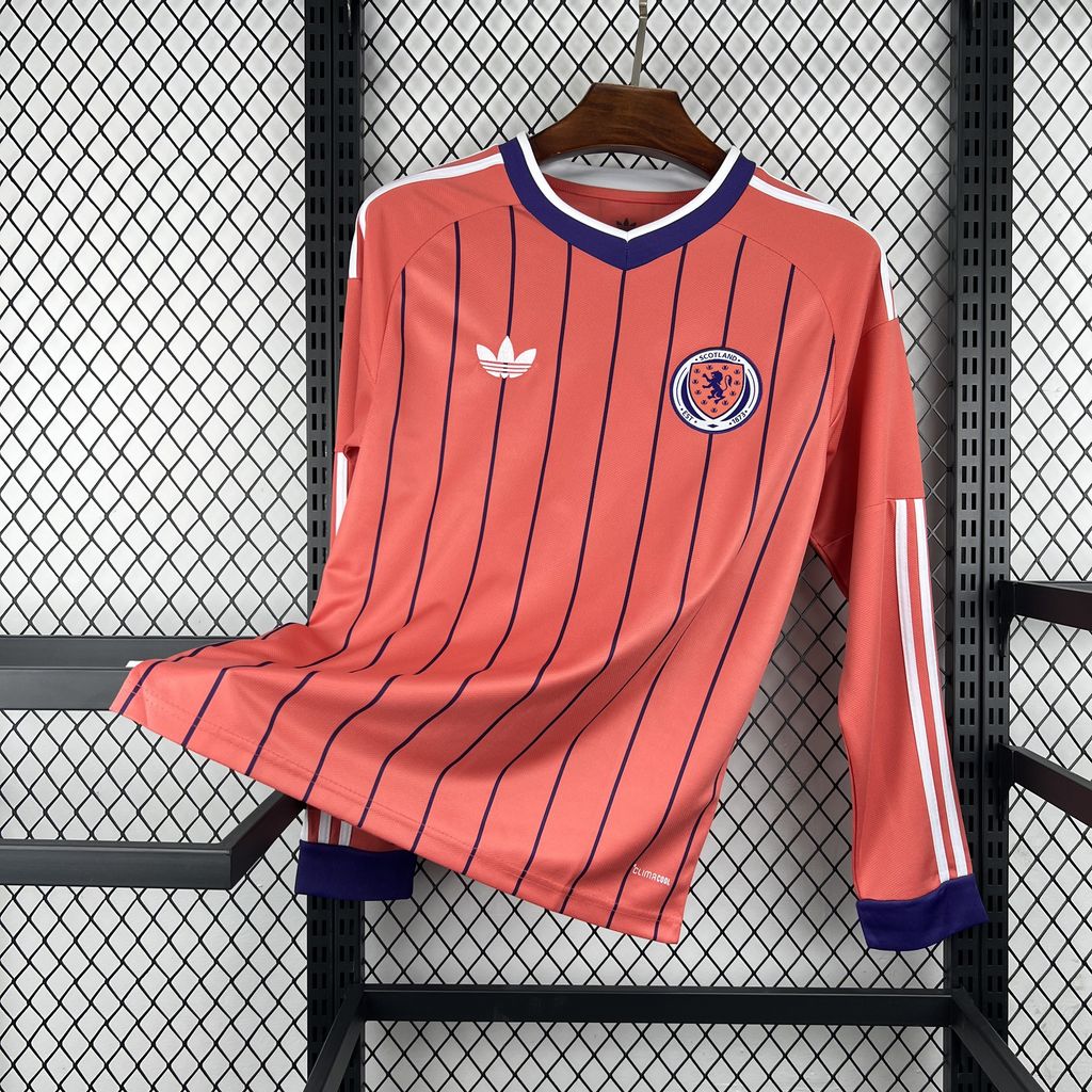 Maglia trasferta Scozia Mondiale 2026 versione tifoso a maniche lunghe