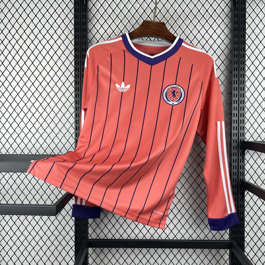 Maglia trasferta Scozia Mondiale 2026 versione tifoso a maniche lunghe