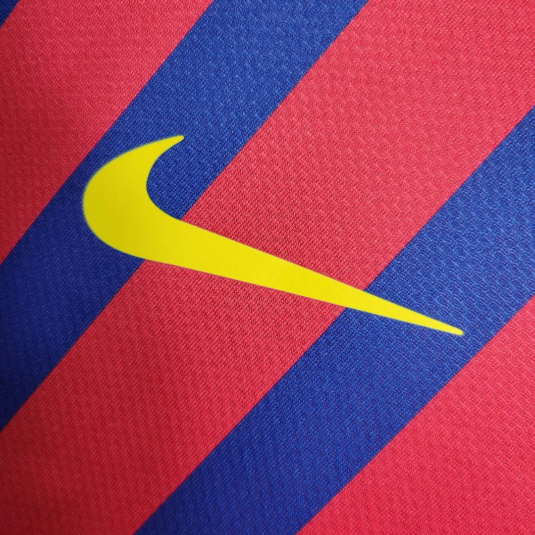 Maillot Rétro Domicile Barcelone 2011-2012 Manches Longues
