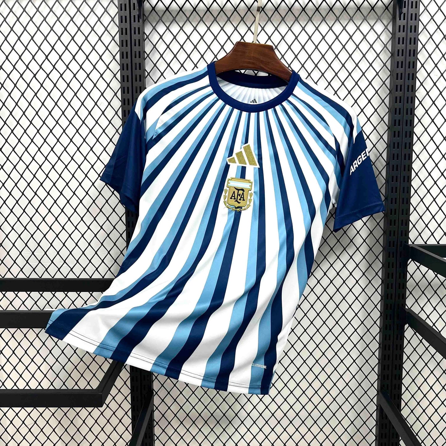 Kit pre-partita dell'Argentina per la Coppa del Mondo 2026