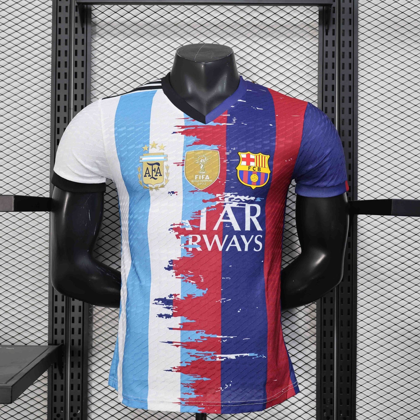 Maillot Messi 10 Barcelone-Argentine en édition limitée