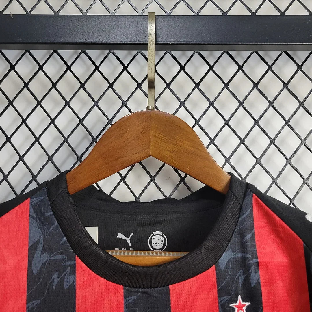 Completo da casa AC Milan 2025/2026 taglia bambino