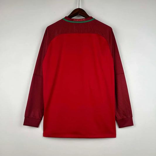 Maillot domicile rétro Portugal 2016 manches longues