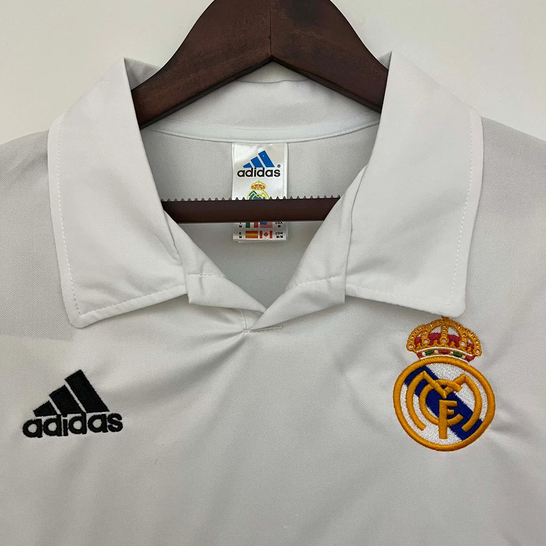 2002-2003 Retro Real Madrid Home Jersey