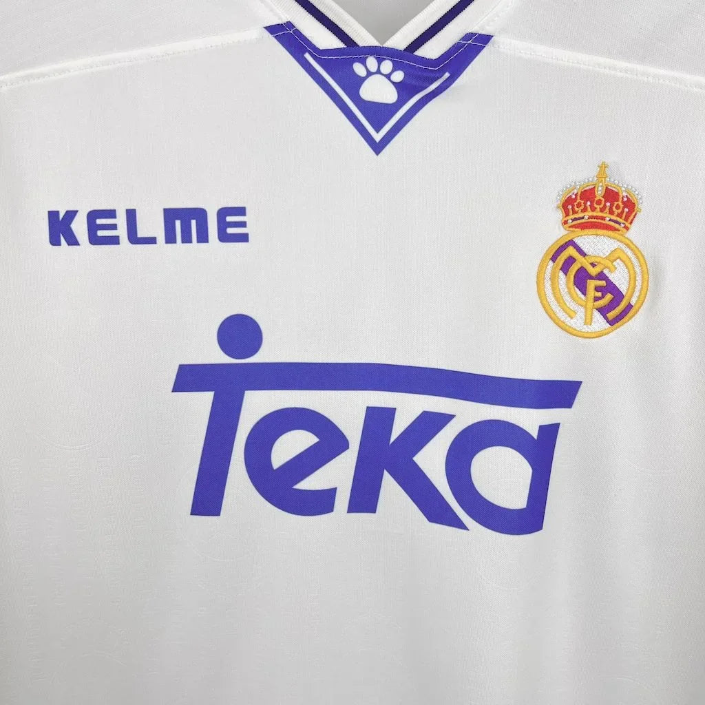 1996/1997 Retro Real Madrid Home Jersey