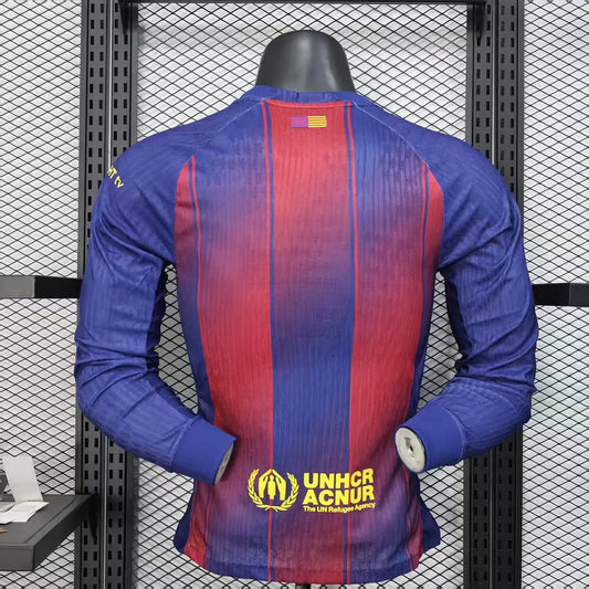 Maglia manica lunga Barcellona Home Kit 2025-2026