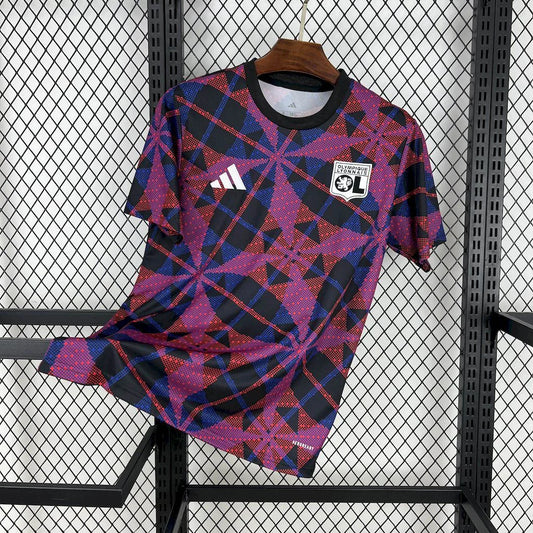 Kit d'entraînement d'avant-match Lyon 2025-2026