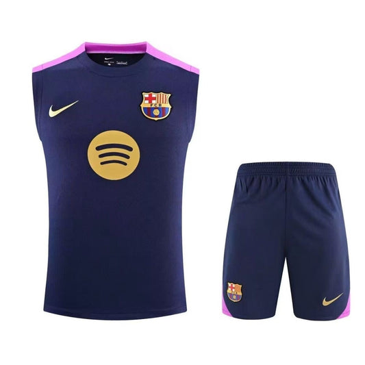 Set Canotta Blu Scuro Barcellona