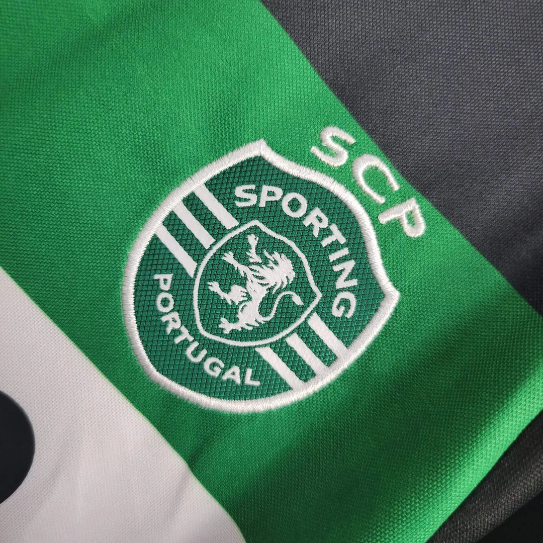 Divisa Casa Sporting Lisbona 2024/2025 Taglia Bambino