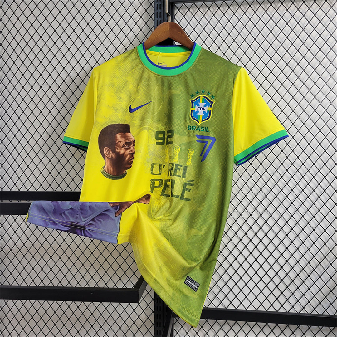 Maillot commémoratif Pelé du Brésil en édition limitée
