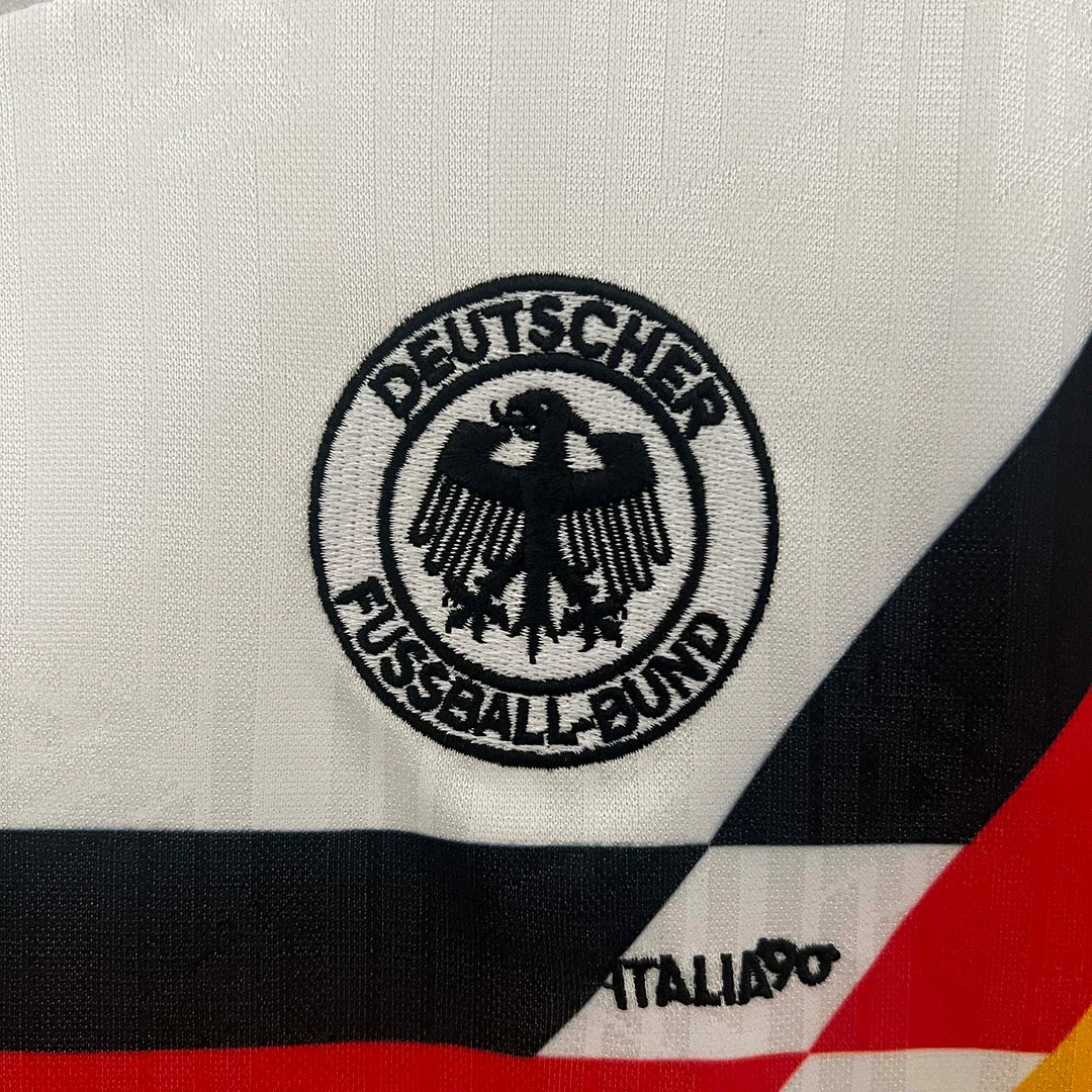 Maillot Domicile Allemagne Rétro 1990 Taille Enfant