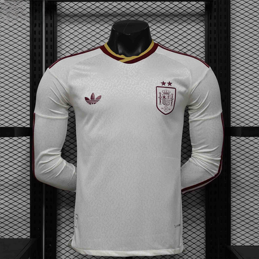 2026 Spagna Kit Mondiale da Giocatore Manica Lunga 2 Stelle