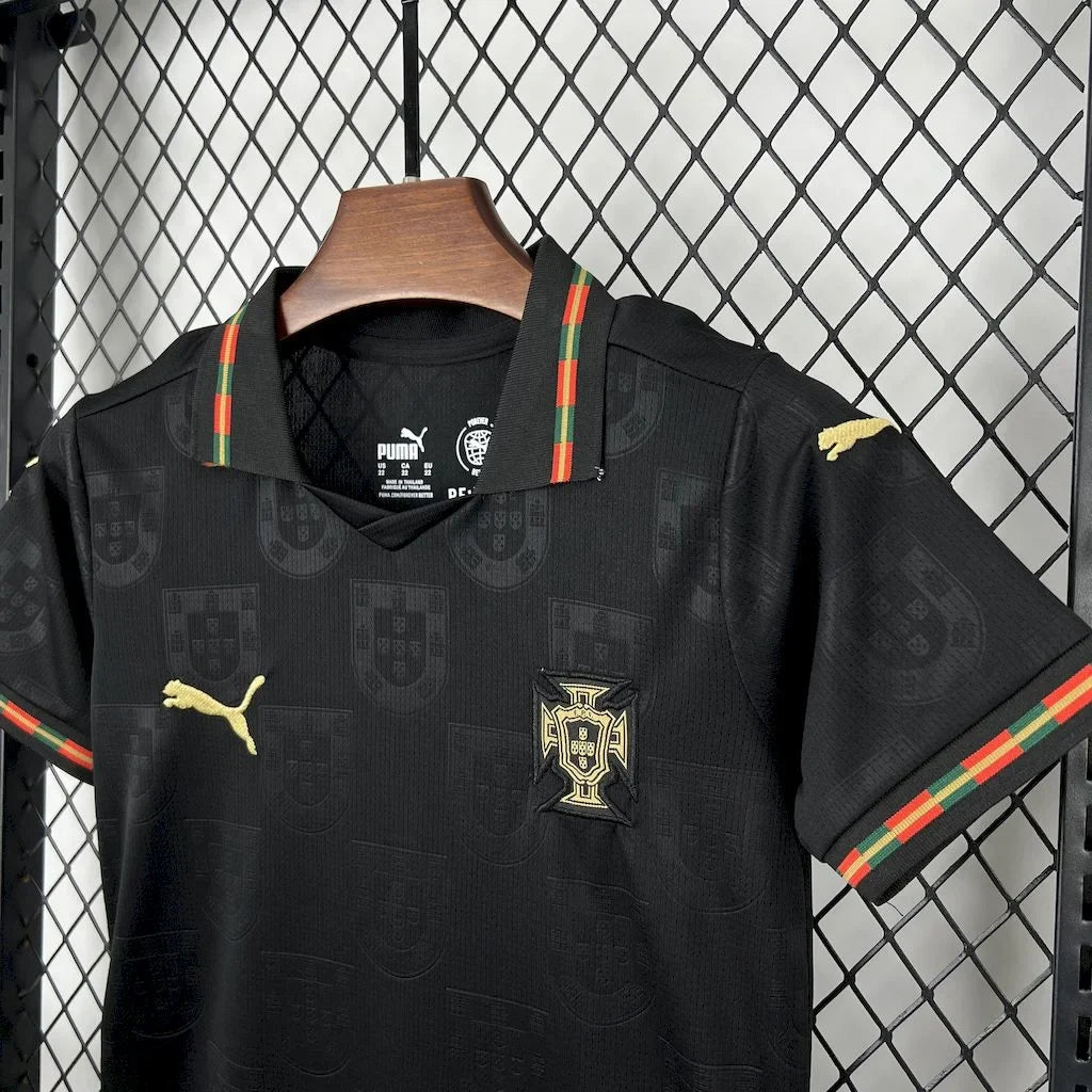 Portogallo "Pantera Nera" Maglia Edizione Limitata Taglia Bambino