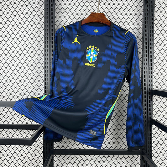 2026 Brazil Away World Cup Kit Long Sleeve Fan Version