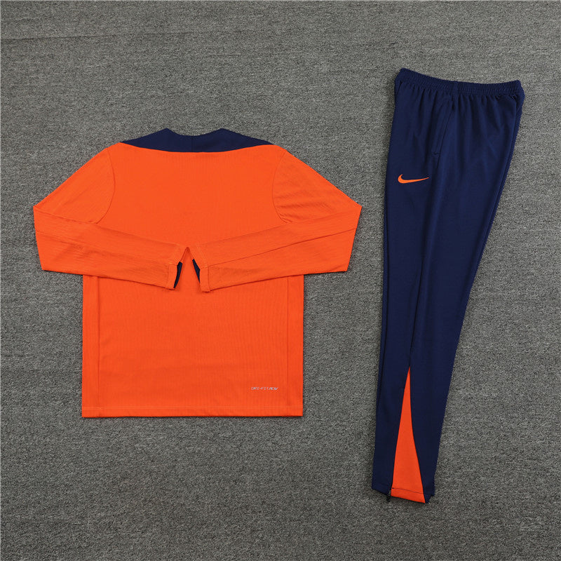 Survêtement Pays-Bas orange et bleu marine