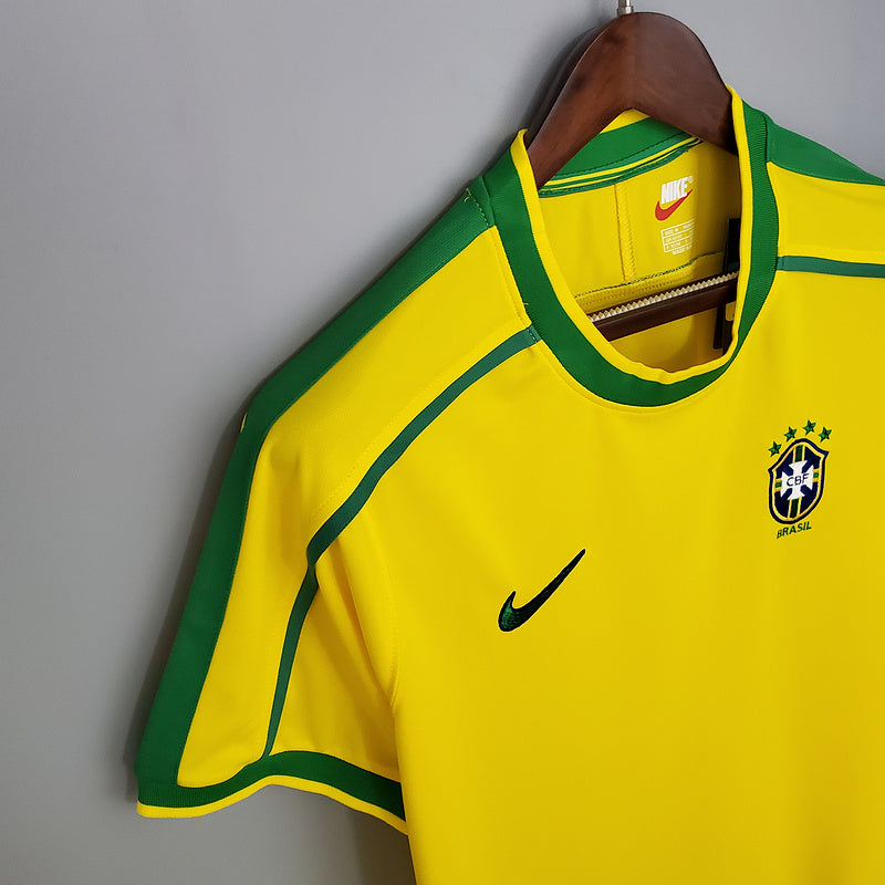 Maillot Domicile Brésil Rétro 1998