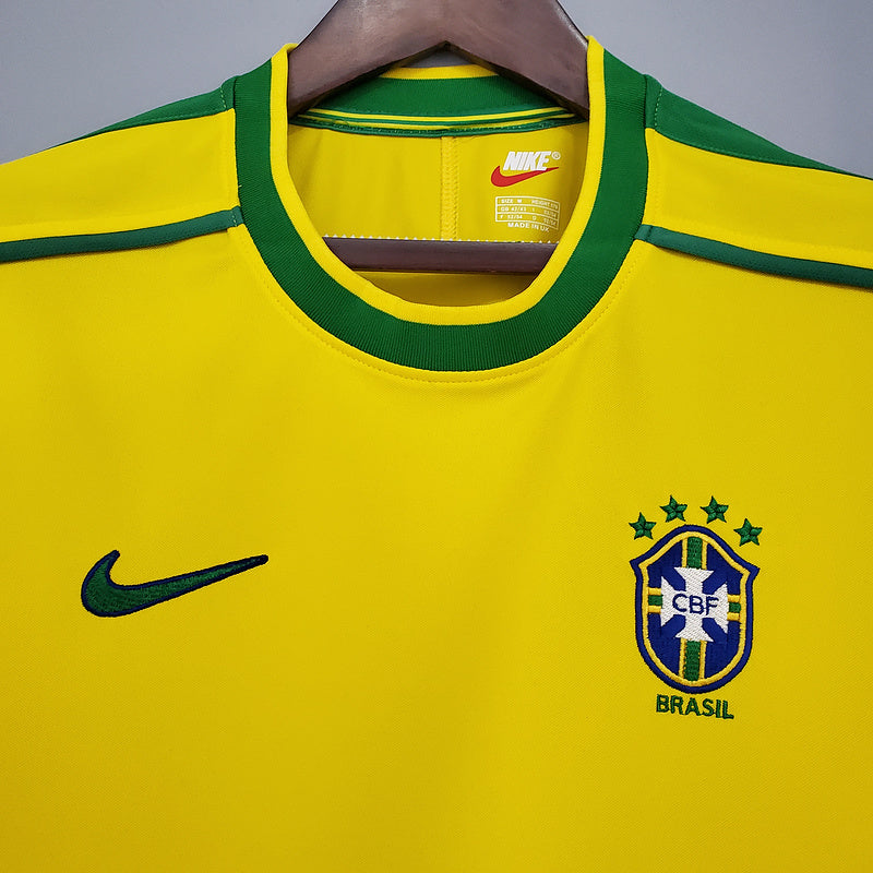 Maillot Domicile Brésil Rétro 1998
