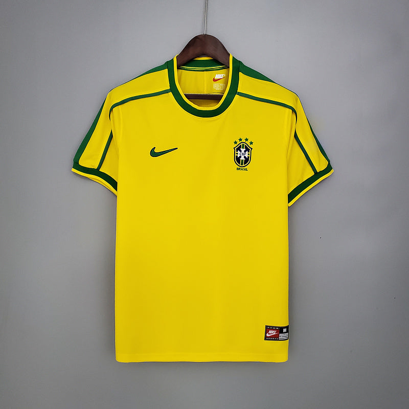 Maillot Domicile Brésil Rétro 1998