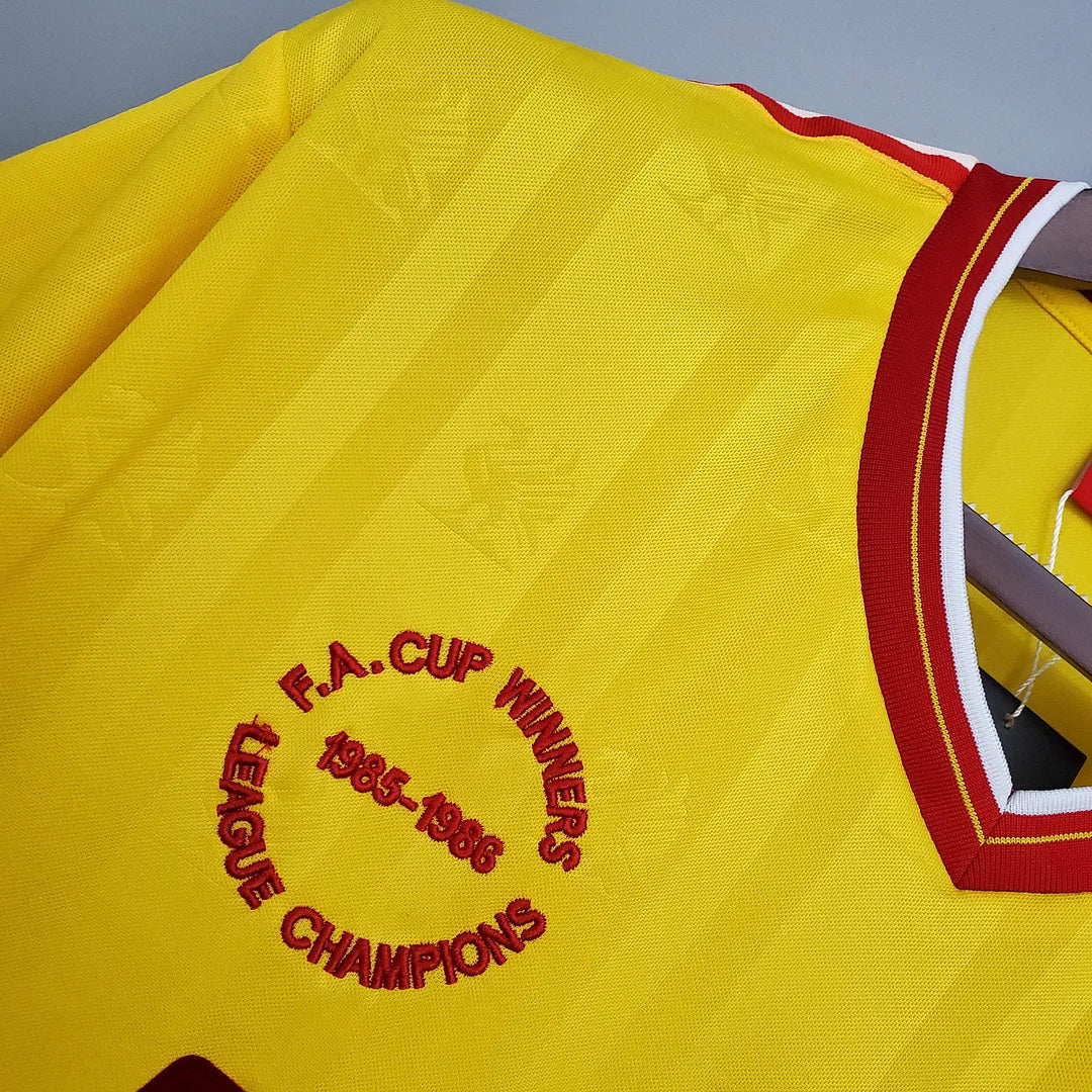 Maglia retrò Liverpool Trasferta 1985/1986 Vincitore FA Cup & Campione di Lega