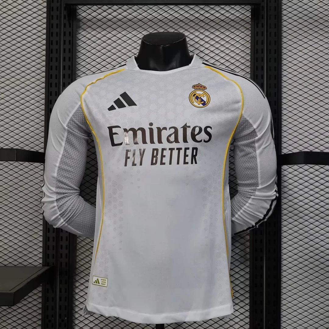 Maglia Home Maniche Lunghe Real Madrid 2025/2026
