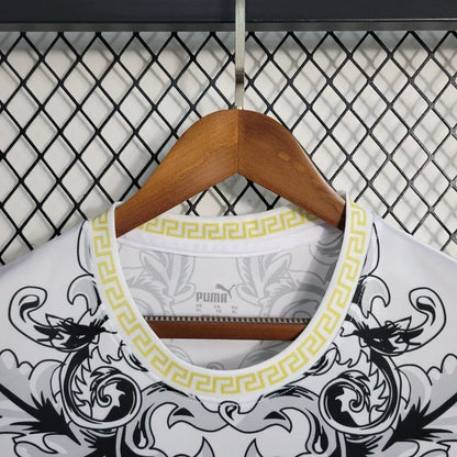 Italie "Versace" Maillot Blanc Édition Limitée
