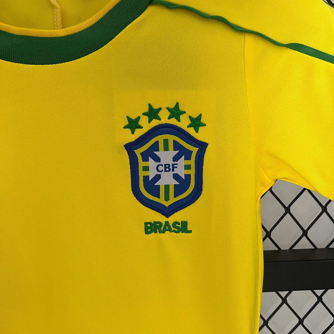 1998 Retro Brazil Home Kids Size