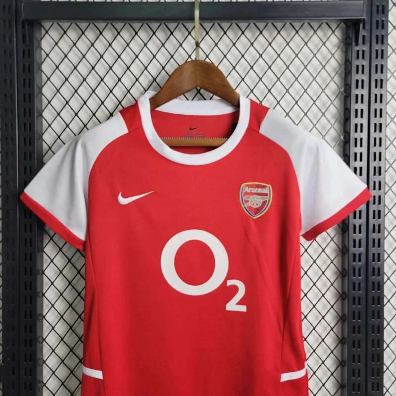 Maillot Domicile Arsenal Rétro 2002-2004 Taille Enfant
